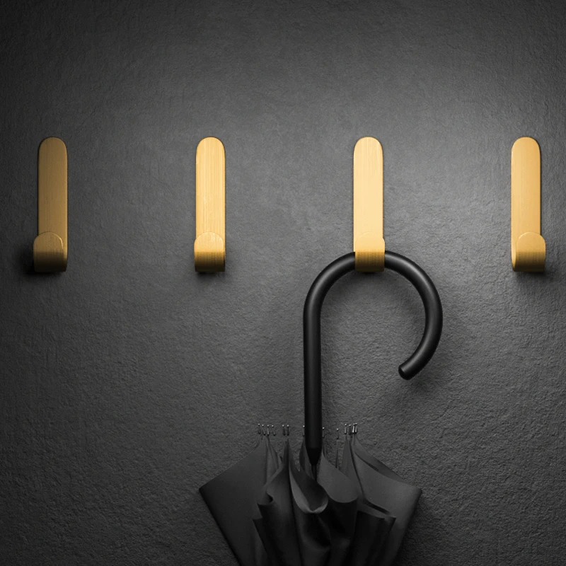 Латунный крючок Fypo Золотой для полотенца ванной одежды спальни халата настенный