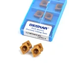 Твердосплавная вставка для токарного станка DESKAR CCMT060204 CCMT09T304 CCMT09T308 CCMT060208 LF9018