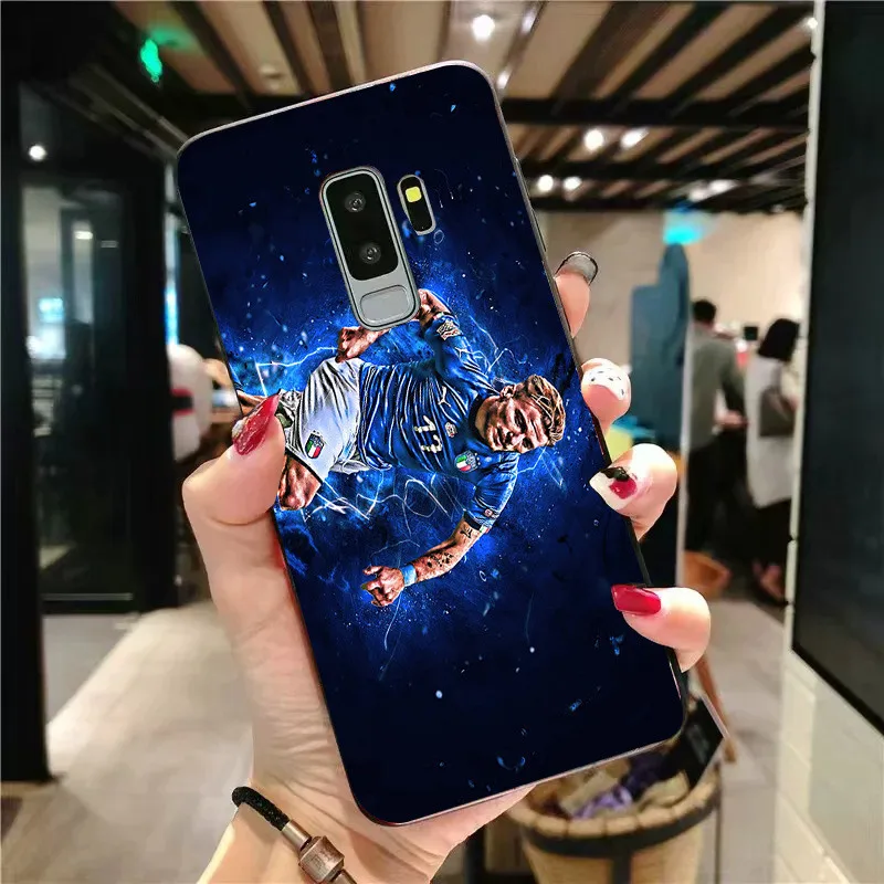 Чехол для телефона Immobile чехол Samsung Galaxy S10 S8 S9 Edge DIY черный мягкий TPU Lazio FC A9 C10 C9 J7 Max