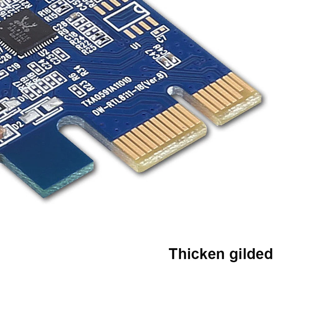 PCI Express 10/100/1000M Gigabit Lan Карта с RTL8111F PCIe 1X Ethernet Сетевая карта адаптера | Компьютеры и