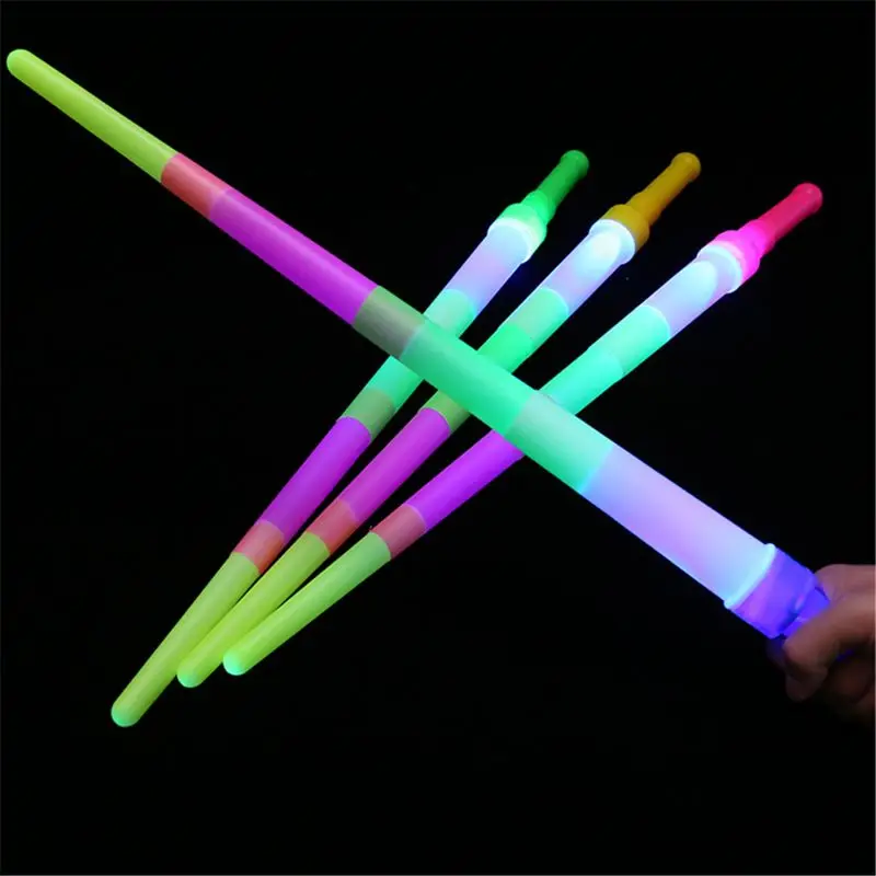 

2021 New Scalable Rainbow Lightsaber Toys for Children Saber Luminous LaserSword Light-up