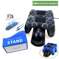 fast for ps4 controller charging dock station dual charger stand with status display screen for play station 4ps4 slimps4 pro
