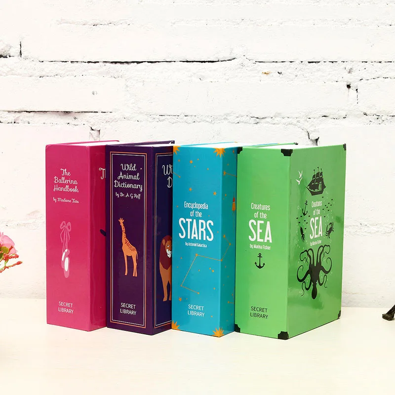 

Phone Safe Storage Box 18x11.5x5.5cm Combination Lock Hidden-Safe Box Safe Box Strongbox Steel Simulation Book Home Office Money