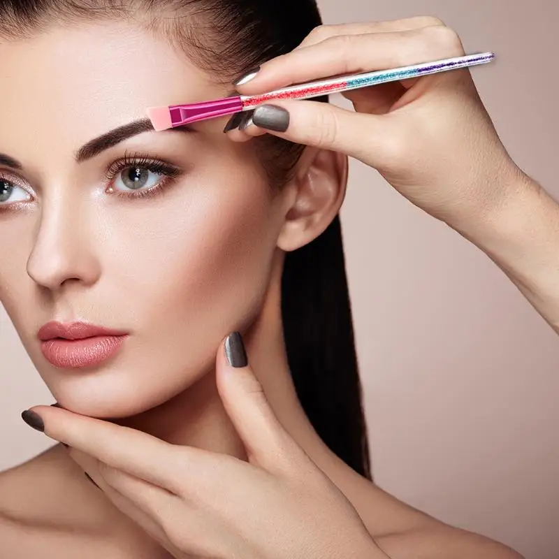 7 шт./компл. с украшением в виде кристаллов кистей для макияжа Алмазный тени век