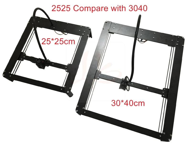 

LY 2525 laser 500MW 2500MW 10W full metal assembled 25*25cm metal engraver marking machine metal carving cnc router machine