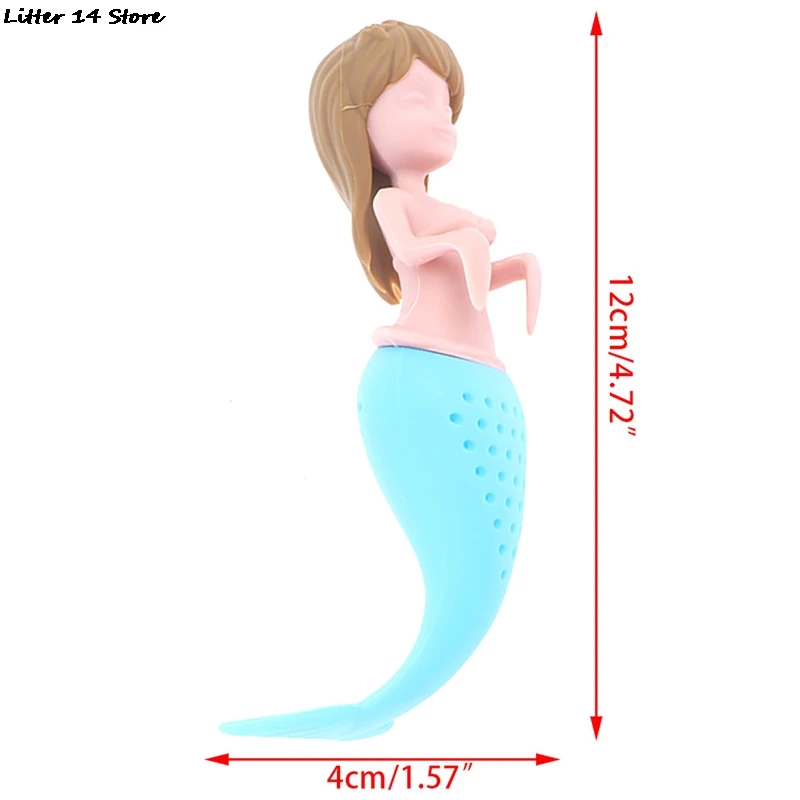 Ситечко для заваривания чая русалка силиконовый многоразовый ситечко с фильтром