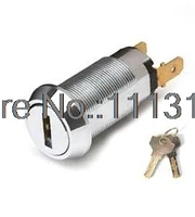 high security flat brass key switch lock for game cash machine 19mm offon electronic power lock for vending machine 1 pc