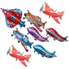 Воздушные шары из фольги в виде самолета, 1 шт.