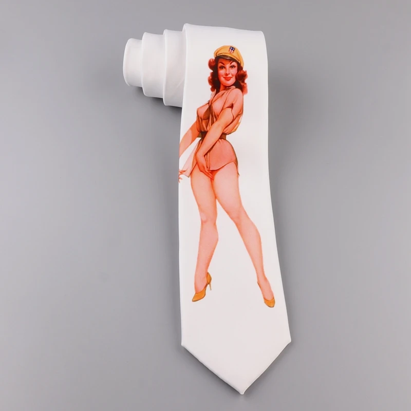 

Free Shipping New Male Original Design Oil Painting Beauty Retro Art Banquet PrintingTie Female Students Personality Necktie