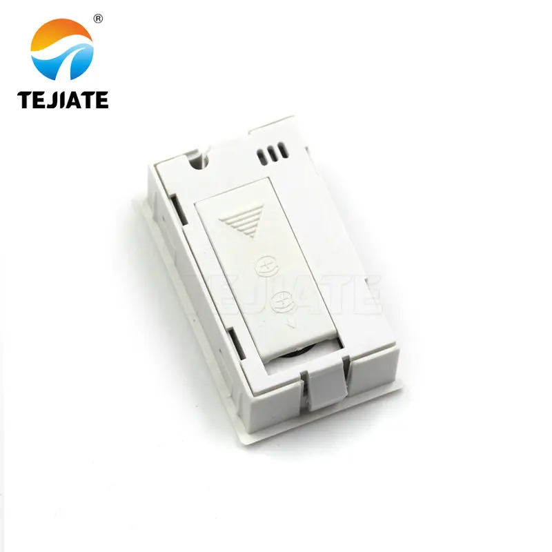 Черно белый Мини цифровой LCD комнатный Измеритель температуры и влажности