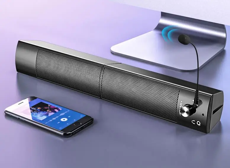 

Detachable Computer Speakers Home Bluetooth Music Box Bass Surround Sound Bar Subwoofer for PC Laptop Multimedia Speaker