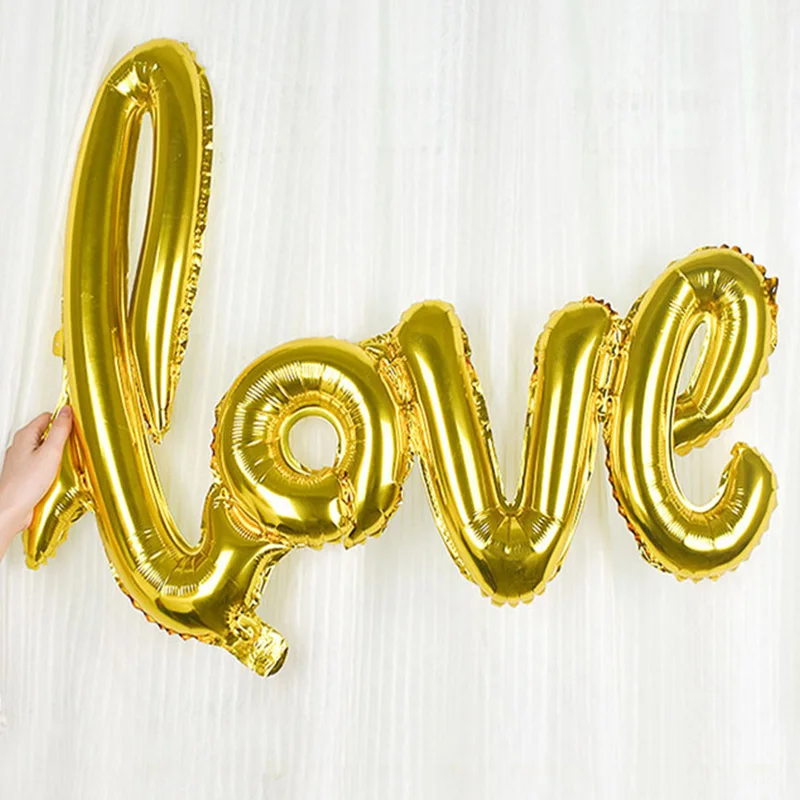 gold balloon Свадебные фото стенды реквизит только что замужние девичник день рождения фотобудка украшения аксессуары свадебный душ - Цвет: gold balloon