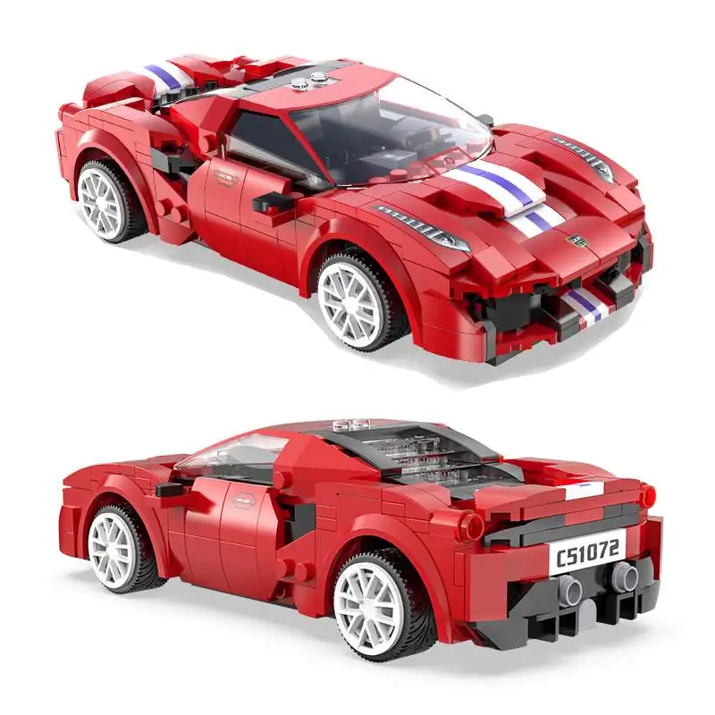

City RC Racing Car Building Blocks Compatible MOC high-tech Remote Control Super Sports Vehicle Bricks Gifts Toys