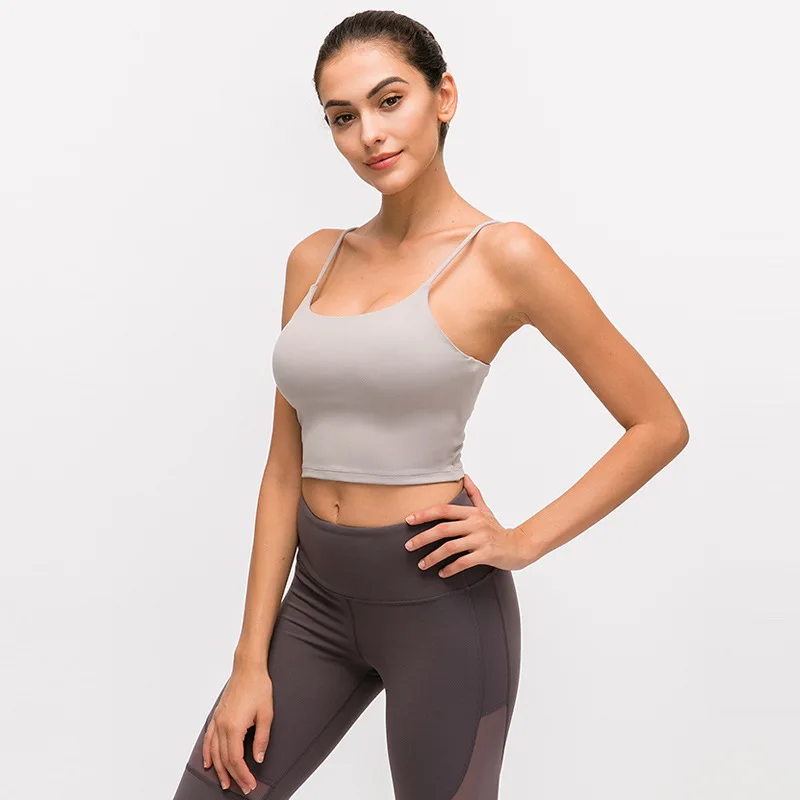 

Gathering Stereotypes T Shirt Women Backless Sexy Sports Bra New Yoga Top With Chest Pads Camisole Breathable Fitness Clothing