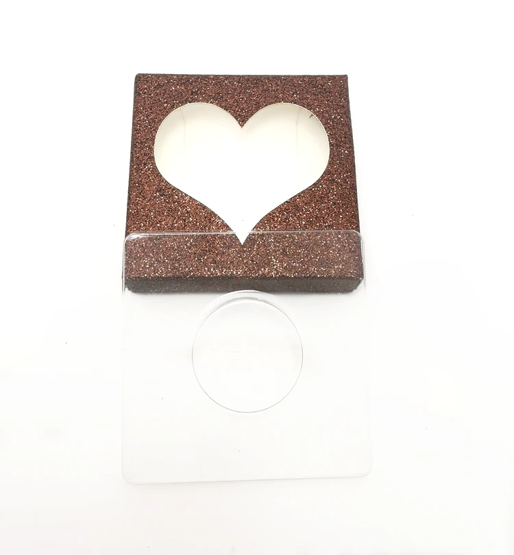 heart coffe 10 компл./лот упаковочная коробка для ресниц пустой ресницы посылка многоцветный бумажная коробка белый фарфоровый поднос с фокусным расстоянием 25 мм ресницы DIY блестящие упаковочная коробка - Цвет: heart coffe