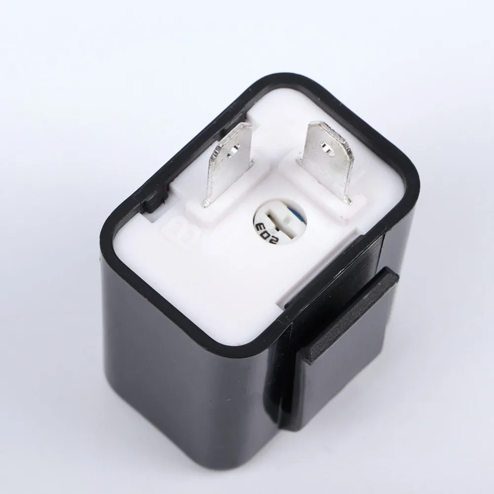 Светодиодный Flasher 12V 2 Pin регулируемое частотное реле индикатор сигнала поворота для мотоцикла исправление