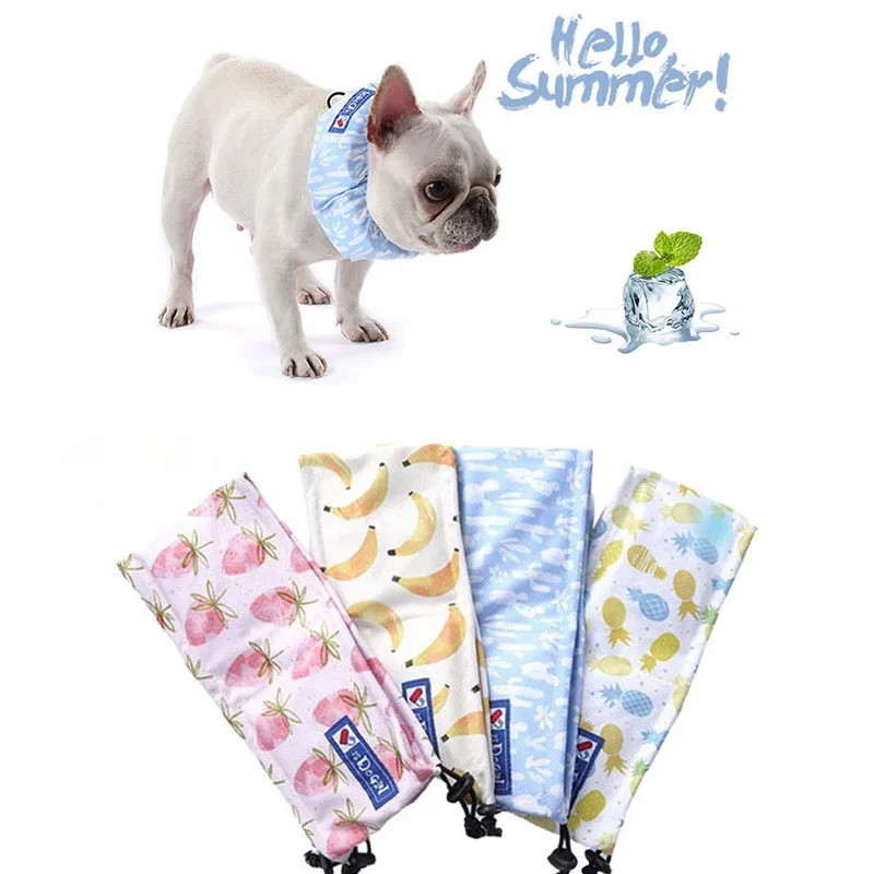 Ошейник для собак мгновенное охлаждение льдом бандана шарф домашних животных