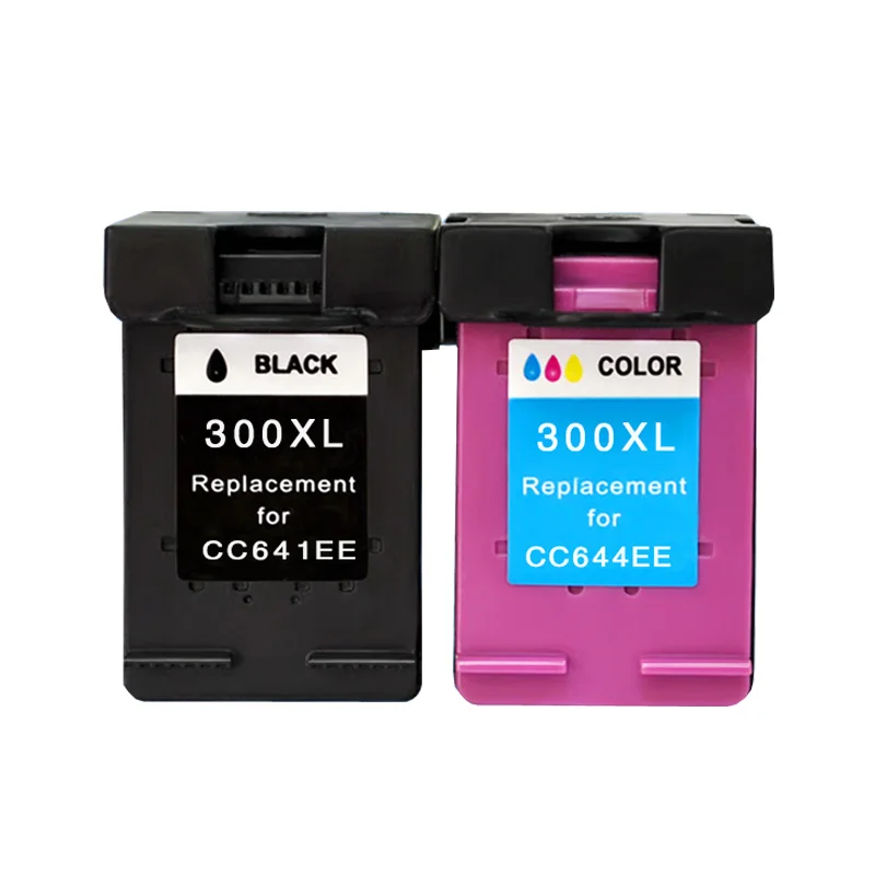 1Black 1Color HTL 300XL заменяемая Замена чернильных картриджей для hp 300 с чернилами hp Deskjet D1660 D2560 D2660 D5560 F2420 F2480 F2492 F4210 - Цвет: 1Black 1Color