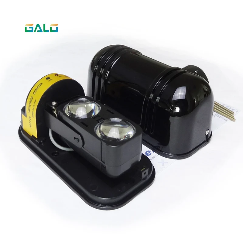 

Dual Beam Sensor Active Infrared Intrusion Detector Infrared Radiation150m Outdoor Perimeter Wall Barrier Fence with lamp alarm