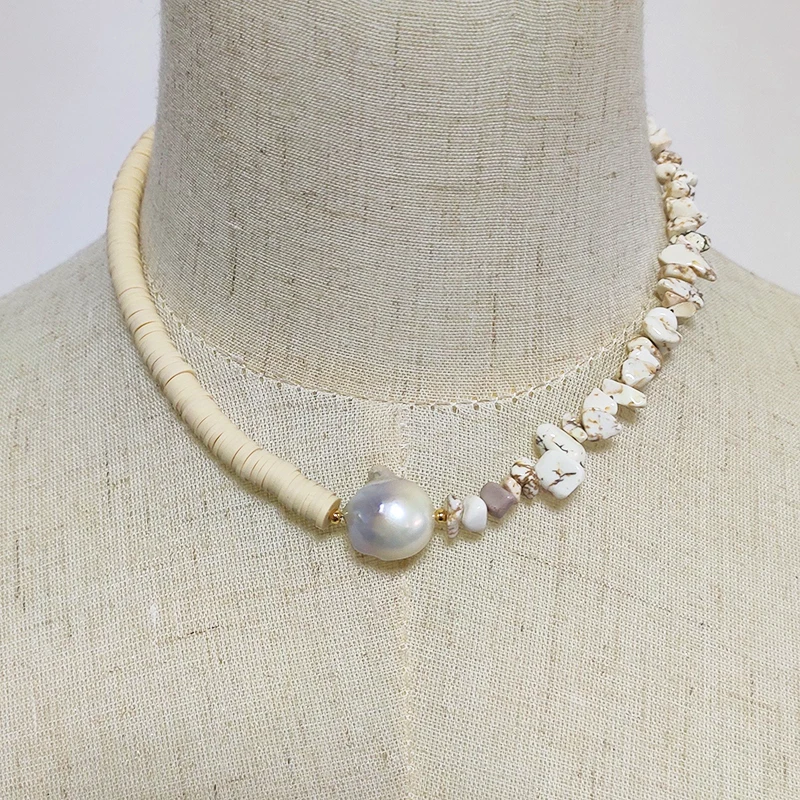 Креативные строчки в стиле барокко жемчужное ожерелье ручной работы богемном