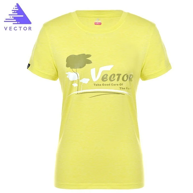 Женская быстросохнущая футболка VECTO дышащая с коротким рукавом для бега и