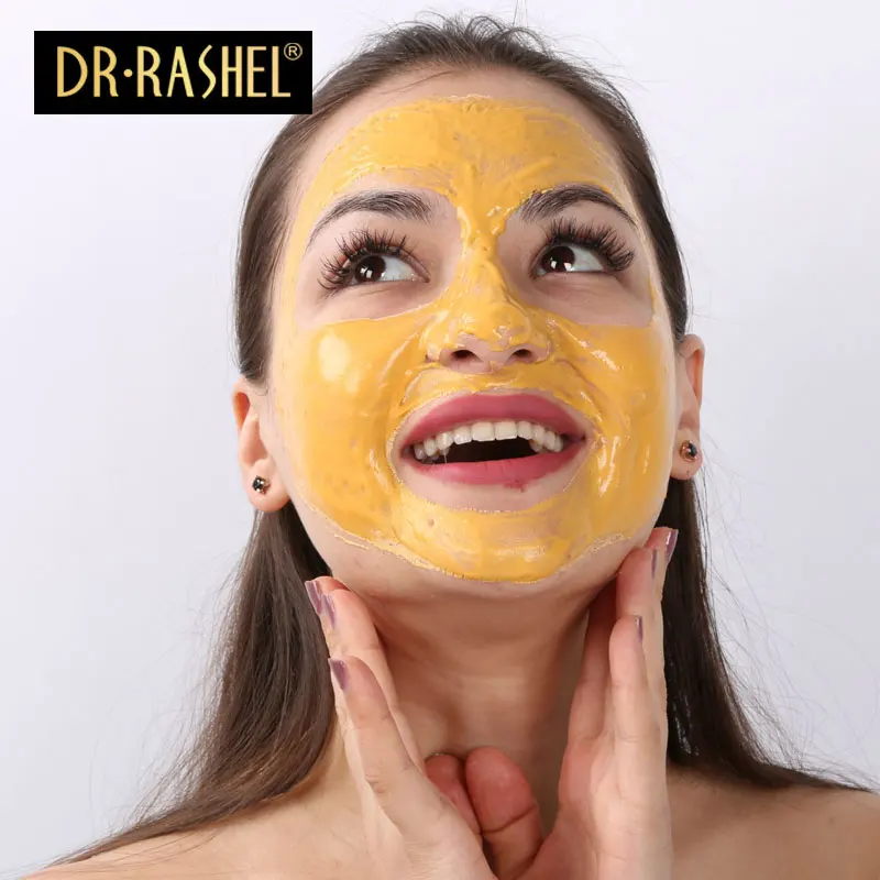 Маска для лица DR.RASHEL 24K Gold Active Отбеливание Коллагена против морщин средство