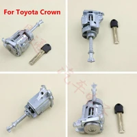 left door lock cylinder for toyota prado lc150 camry vios crown corolla auto door lock cylinder with 1pcs key