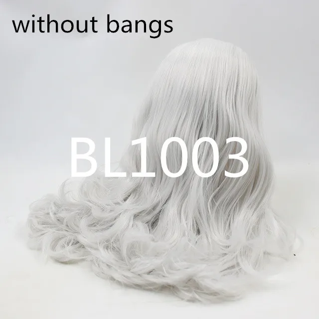 Blyth кукла ледяной парик только rbl головы и купол Макарон цвет волос для DIY пользовательские куклы - Цвет: H