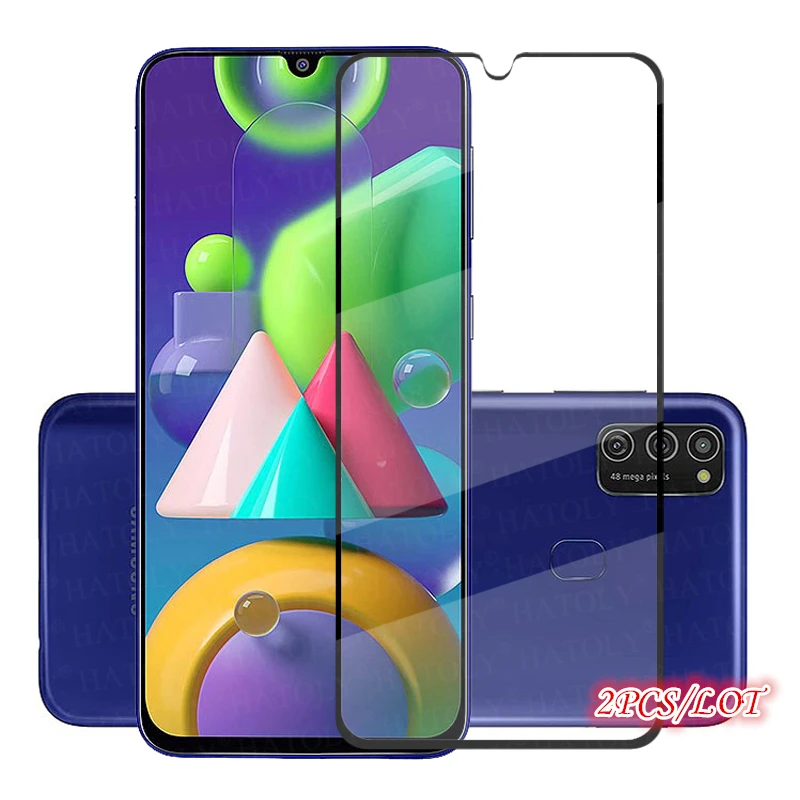 

2 шт., Защитное стекло для Samsung Galaxy M21