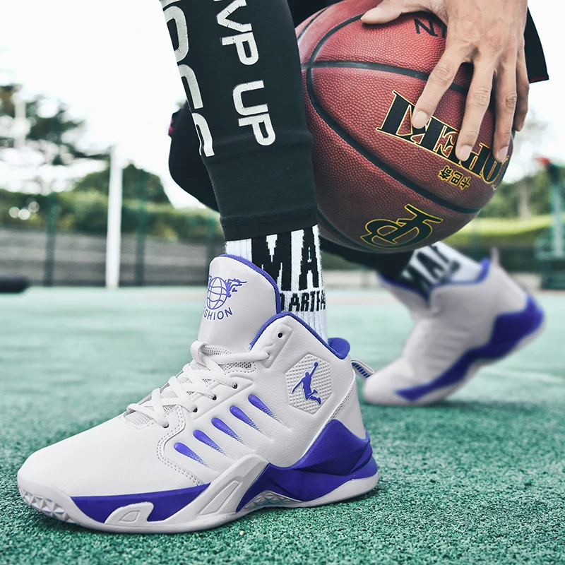 Male Shoes Sports Men Basket Sneakers Air Basketball Trainers Homme Sport Slip for Women | Спорт и развлечения