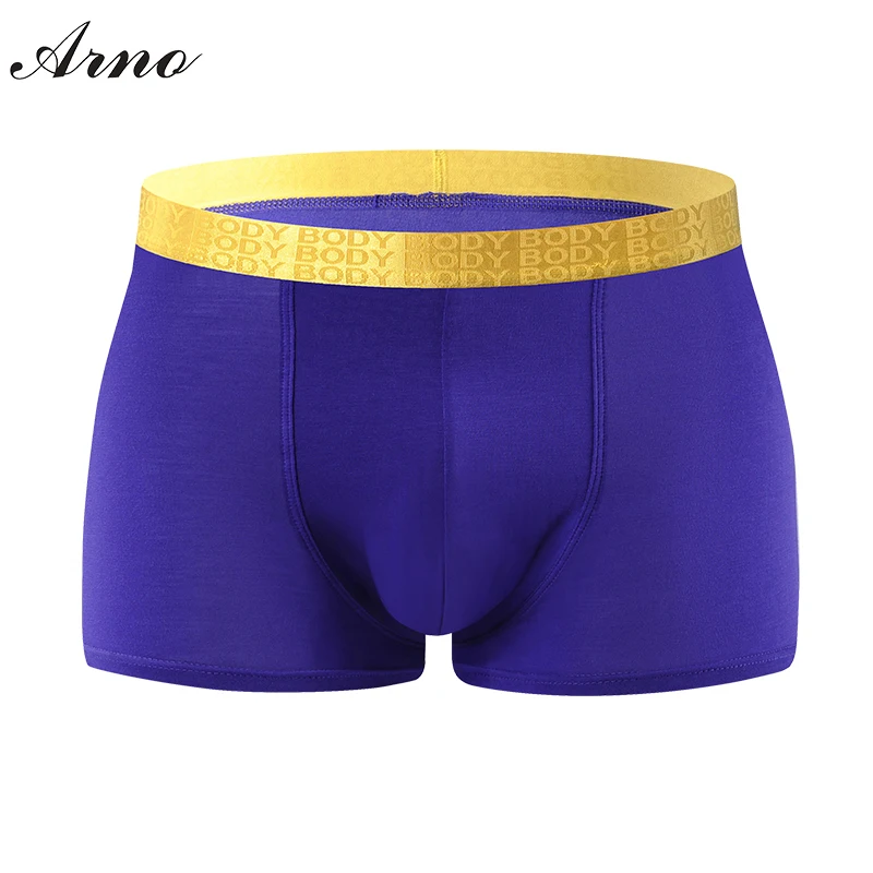 Arno 3 шт. подарочная упаковка мужские хлопковые боксеры Золотое нижнее белье для