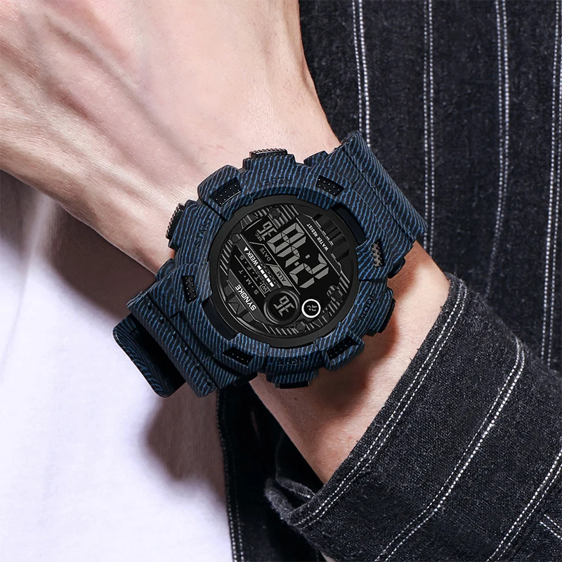 

PANARS Male Watch 2020 Luminous Digital Men's Electronic Watch Camouflage Military Waterproof Sports Watches Relojes Hombre xfcs