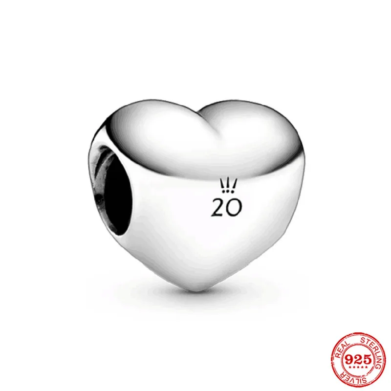 Серебряная подвеска из бусин муранское Мурано мама Нан сердце сестра Подходит