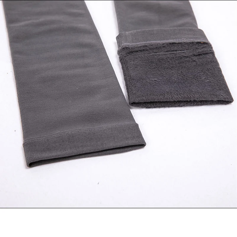 2 пары женские теплые чулки серый цвет облегающие длинные носки толстый хлопок