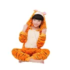 Аниме тигр косплей костюм дети Kigurumis мальчик девочка сон костюм Хэллоуин фестивавечерние животные комбинезоны
