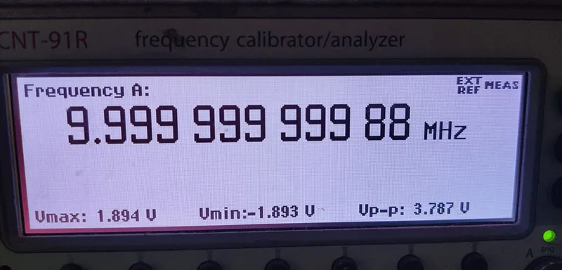 Высокоточный опорный генератор частоты 10 МГц F1-10M HP/Agilent 10811 ocxo кварцевый с