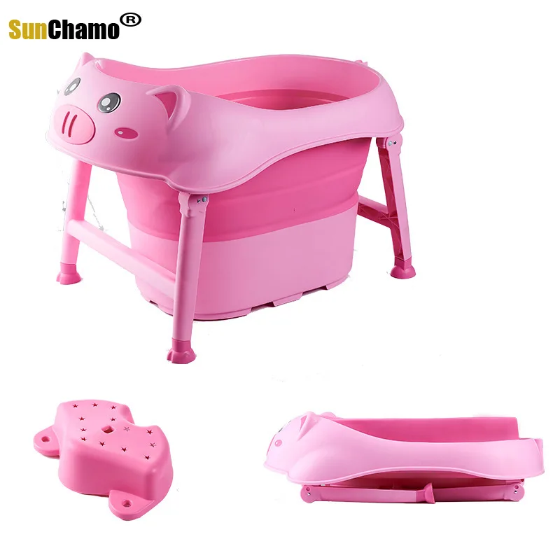 Модное детское ведро для ванны Большая складная детская ванна Ванна душа