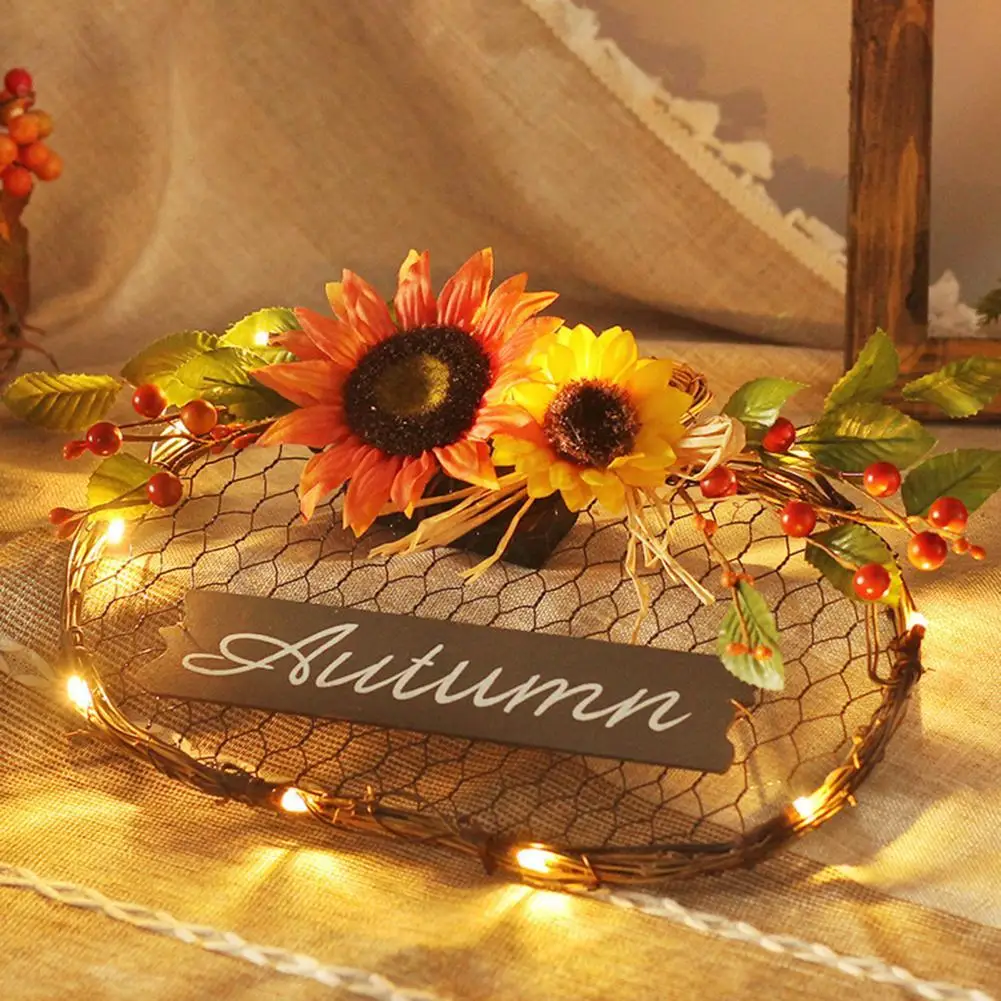 

Excellent Workmanship Wood Fine Texture Decorative Wreath Decor for Gifts