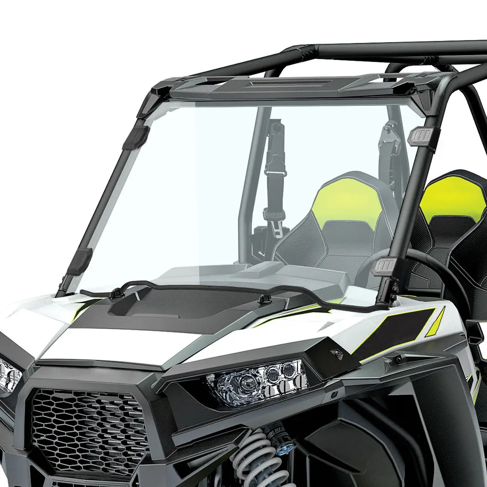 Полноэкранный лобовое стекло UTV 1/4 толстый ударопрочный для Polaris RZR 1000 XP 4 2014 2018 | Детали и аксессуары для мотовездехода -4000296764048
