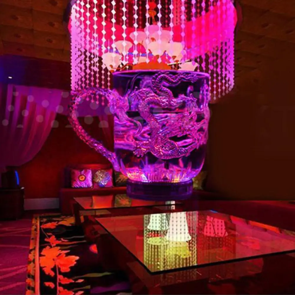 Активируемый водой светильник на пива Стекло Чай кружка для молока Кофе