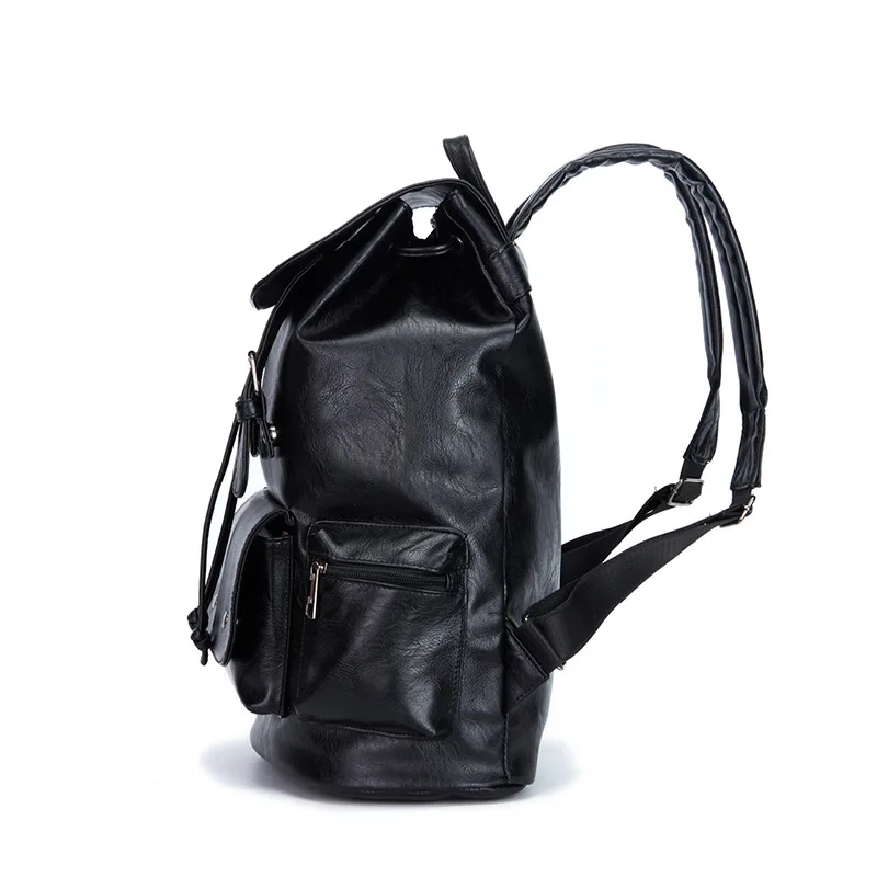Рюкзаки для путешествий из искусственной кожи отдыха Винтажный Мужской кожаный