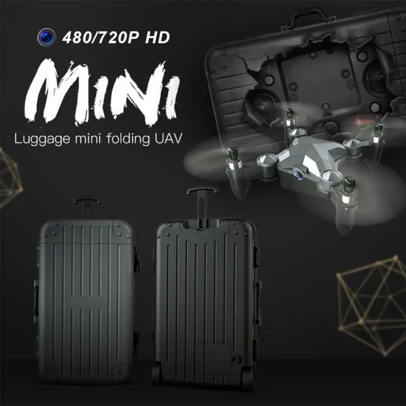 

ToyTime Mini Luggage Drone Folding Suitcase Pocket Quadcopter Portable Remote Control Drone with Real-time Camera Gesture Photo