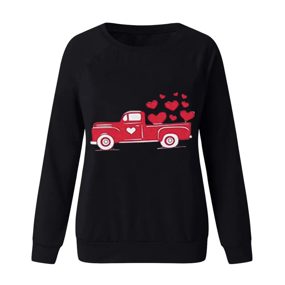 

2021 New autumn winter hot style casual printed long-sleeved women's T-shirt