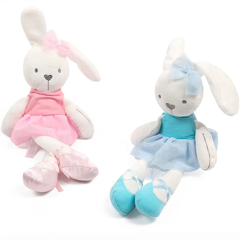 

42CM Cute Rabbit Bear Doll Baby Soft Plush Toys For Children Appease Sleeping Stuffed&Plush Animal Baby Toys For Infants Gift