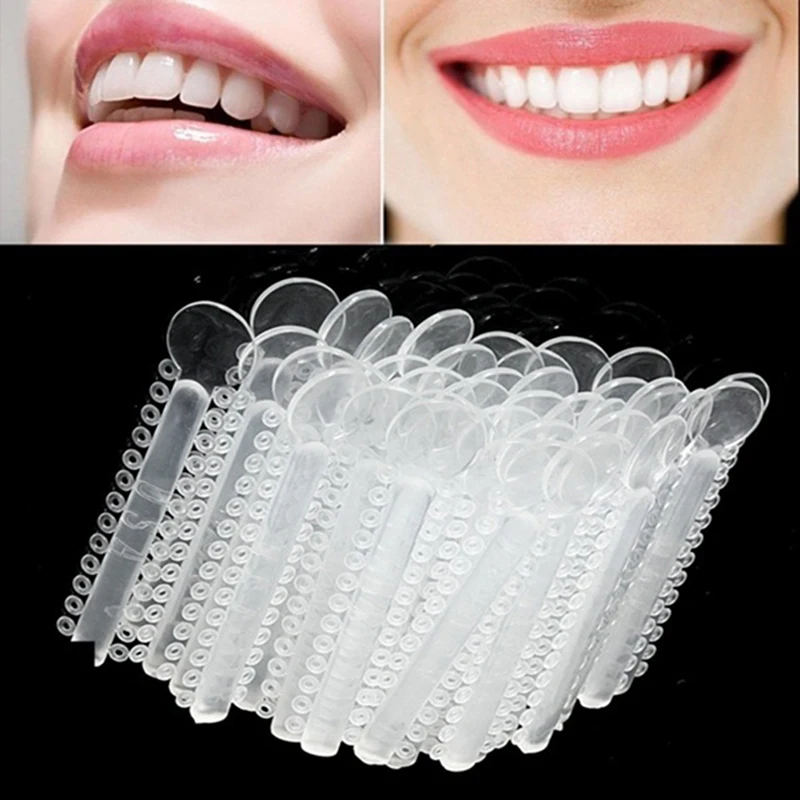 Ligadura de ortodoncia Dental, ligaduras elastoméricas, bandas de goma elásticas grises/transparentes/negras, 20...