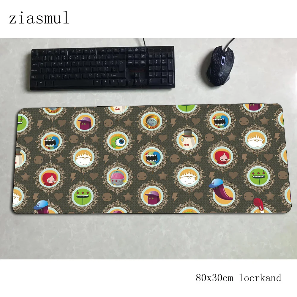 Милый коврик для мыши 80x30 см компьютерной Kawaii игровые аксессуары большой 3d