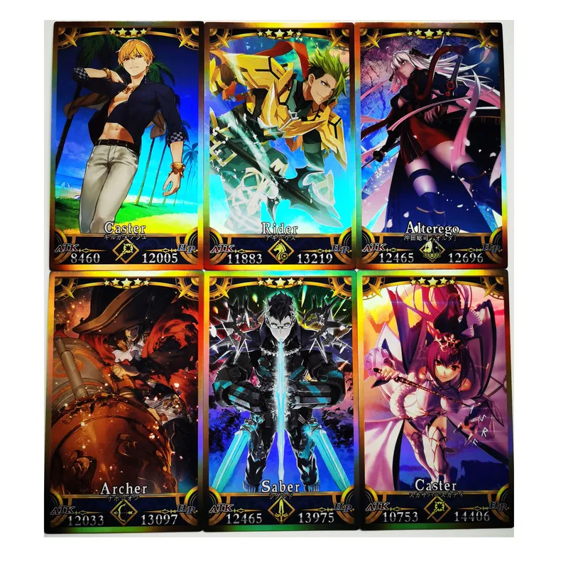 Коллекционные карточки в стиле аниме 36 шт./компл. Fate Fgo Сабер Fate/Grand Order Райдер № 2 |