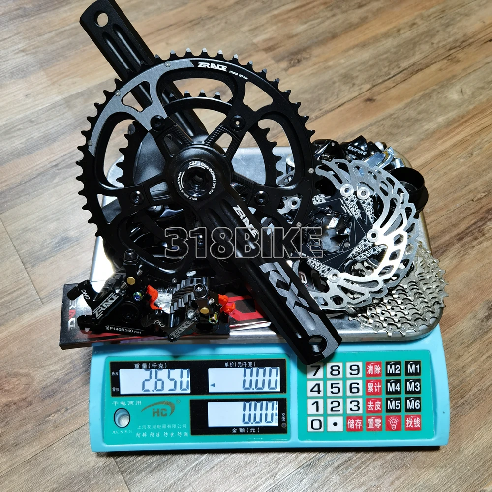 SENSAH EMPIRE + zracing Кривошип гидравлическая Дисковая тормозная кассета цепь 2x11