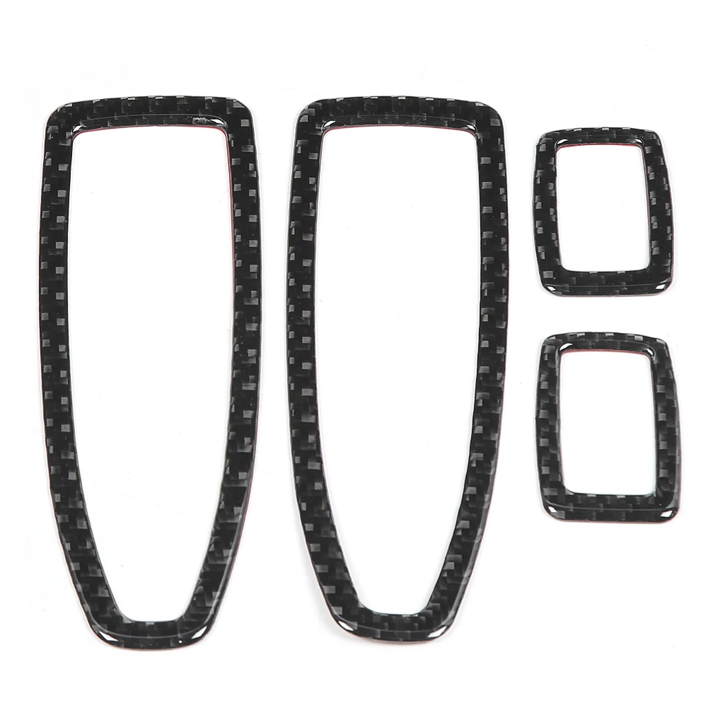 

4pcs Carbon Fiber Window Lift Panel Cover Trim Fits for 3 Series F30 2013-2017