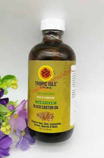 Масло черного касторового масла для роста волос и ресниц/4zo X 1 бутылочка | Красота